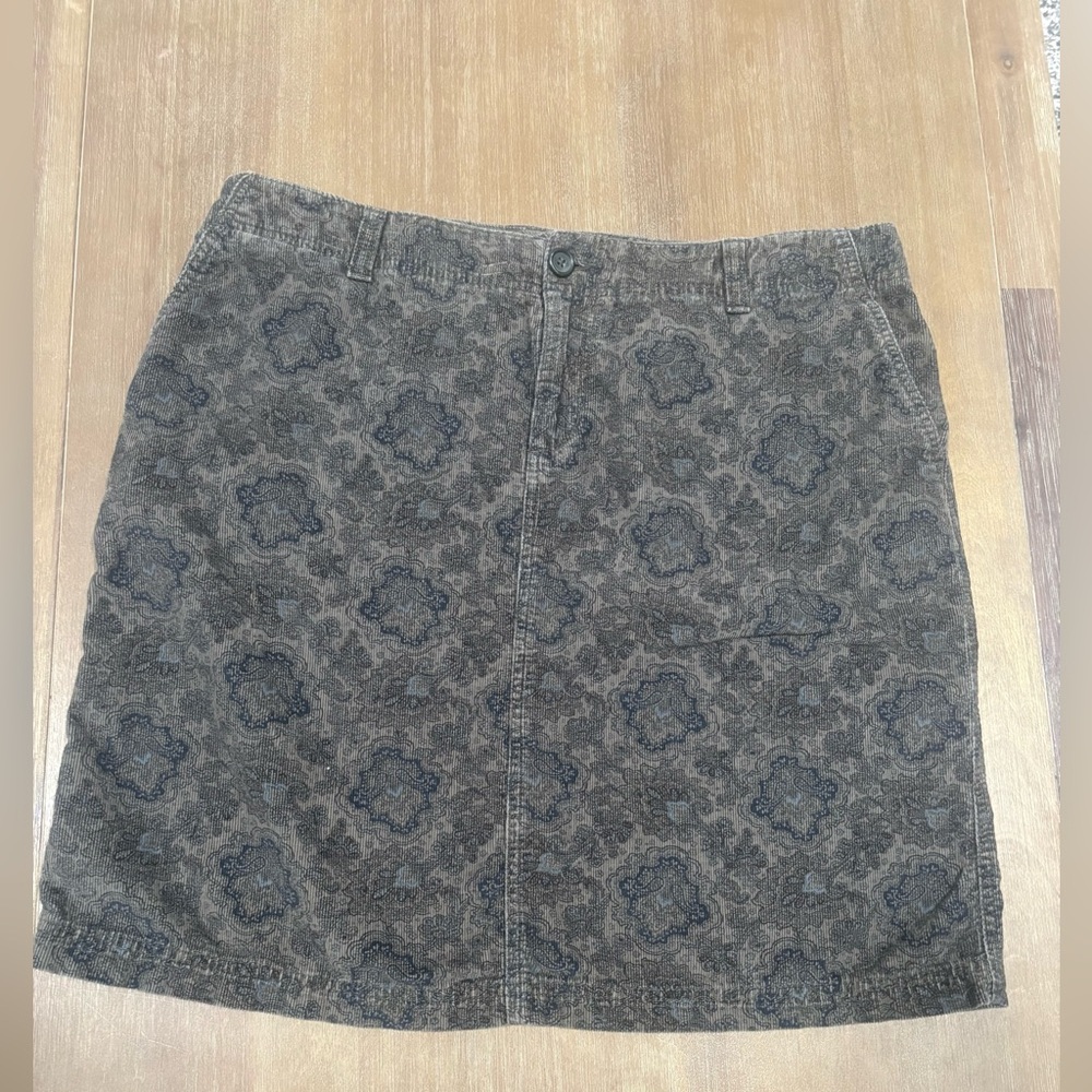 Eddie Bauer Patterned Mini Skirt - image 1